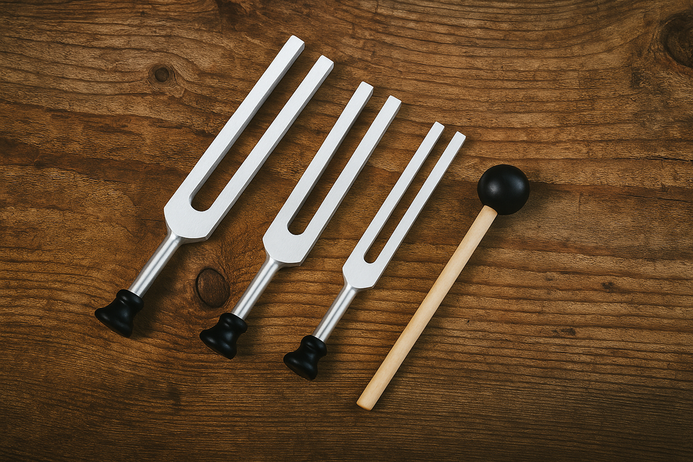 Stimmgabel 3er Basis-Set Heilfrequenz